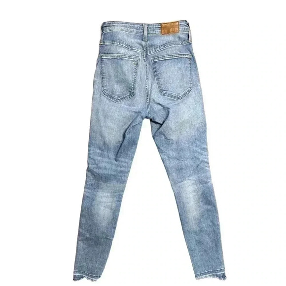 Madewell Curvy High-Rise Skinny Jeans: Drop Step-Hem Edition Size 27 - Picture 5 of 7